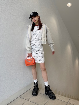 服部 天音さん(レディース・157cm)の春コーディネート