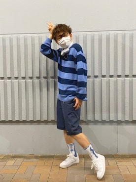 「CHAPS（チャップス）のアイテム」を使った、hayatoさん（メンズ・177cm）の秋コーディネート