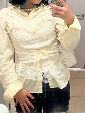 「アイテム（キャミソール）」を使った、akoさん（レディース・150cm）の秋コーディネート