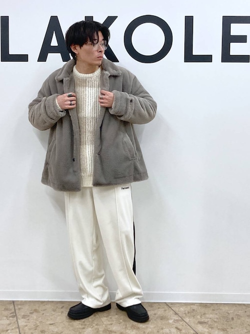 LAKOLE パンツ ベロアトラックパンツ / 147363 メンズ : ZOZOTOWN 