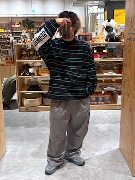 「GEORGE'S（ジョージズ）のアイテム」を使った、shibaさん（メンズ・172cm）の春コーディネート