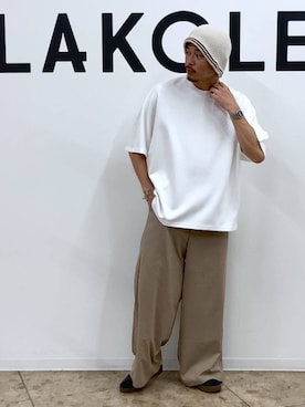 「アイテム（帽子）」を使った、shibaさん（メンズ・172cm・20代）の夏コーディネート