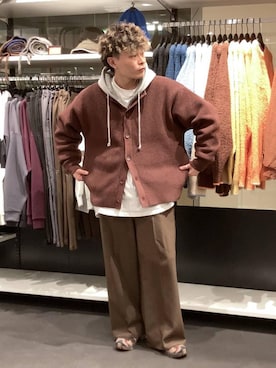「and ST SALE」｜shibaさん（メンズ・172cm）の冬コーディネート