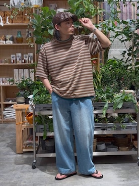 「GEORGE'S（ジョージズ）のアイテム」を使った、shibaさん（メンズ・172cm）の春コーディネート