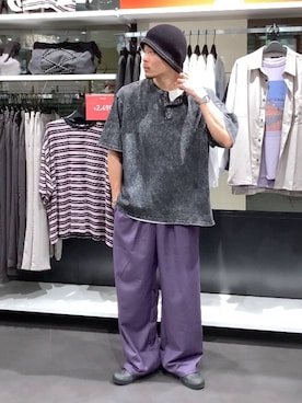 「アイテム（ニットキャップ/ビーニー）」を使った、shibaさん（メンズ・172cm・20代）の夏コーディネート