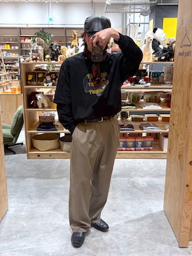 「GEORGE'S（ジョージズ）のアイテム」を使った、shibaさん（メンズ・172cm）の春コーディネート