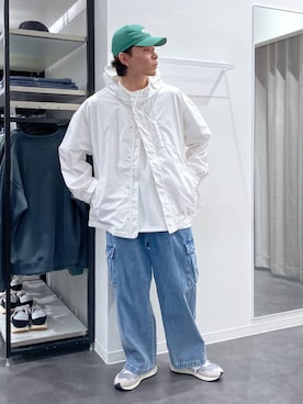 「ブレスレット」｜「アイテム（ブルゾン）」を使った、shibaさん（メンズ・172cm）の春コーディネート