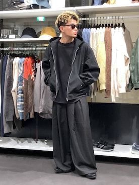 「アイテム（その他アウター）」を使った、shibaさん（メンズ・172cm・20代）の秋コーディネート