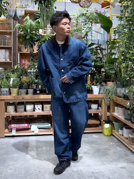 「GEORGE'S（ジョージズ）のアイテム（パンツ）」を使った、shibaさん（メンズ・172cm）の夏コーディネート