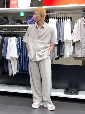 「アイテム（サンダル）」を使った、shibaさん（メンズ・172cm・20代）の夏コーディネート