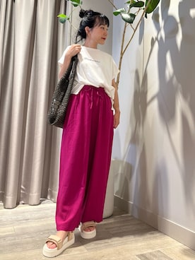 遠藤　裕子さん（レディース・155cm）の夏コーディネート