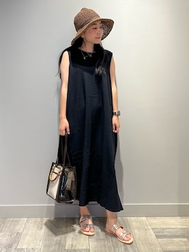 「アイテム（ワンピース/ドレス）」を使った、遠藤　裕子さん（レディース・155cm・30代）の夏コーディネート