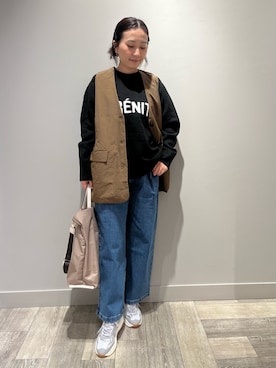 遠藤 裕子さん(レディース・155cm)の冬コーディネート