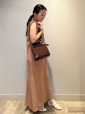 「アイテム（ワンピース/ドレス）」を使った、遠藤　裕子さん（レディース・155cm・30代）の夏コーディネート