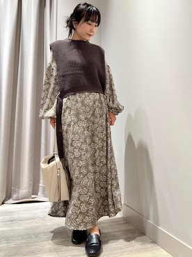 遠藤　裕子さん（レディース・155cm）の秋コーディネート