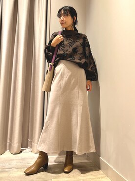 遠藤　裕子さん（レディース・155cm）の秋コーディネート