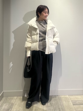 遠藤　裕子さん（レディース・155cm）の冬コーディネート