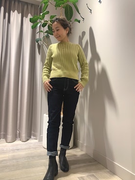 遠藤　裕子さん（レディース・155cm）の冬コーディネート