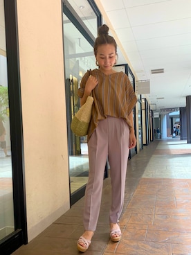 遠藤　裕子さん（レディース・155cm）の夏コーディネート