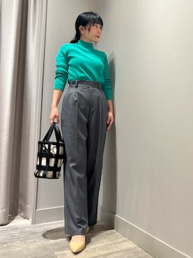 遠藤　裕子さん（レディース・155cm）の冬コーディネート