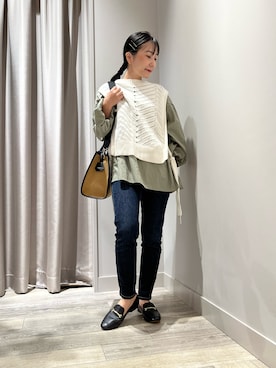 遠藤　裕子さん（レディース・155cm）の秋コーディネート