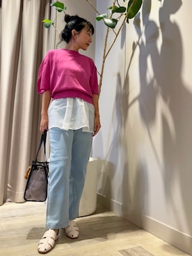 遠藤　裕子さん（レディース・155cm）の夏コーディネート