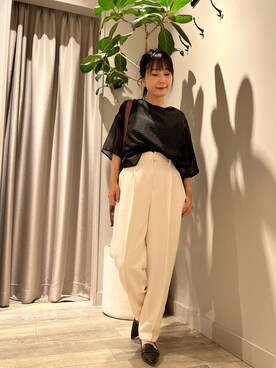 遠藤 裕子さん(レディース・155cm)の夏コーディネート