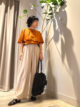 遠藤　裕子さん（レディース・155cm）の夏コーディネート