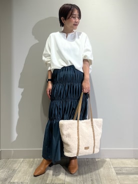 遠藤　裕子さん（レディース・155cm）の秋コーディネート