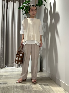 遠藤　裕子さん（レディース・155cm）の夏コーディネート