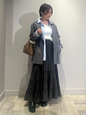 遠藤　裕子さん（レディース・155cm）の冬コーディネート