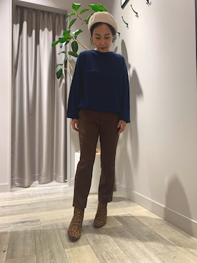 遠藤 裕子さん(レディース・155cm)の秋コーディネート
