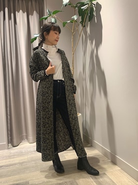 遠藤　裕子さん（レディース・155cm）の冬コーディネート