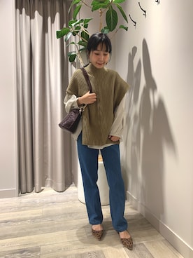 遠藤　裕子さん（レディース・155cm）の冬コーディネート