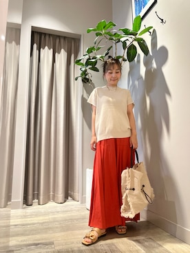 遠藤　裕子さん（レディース・155cm）の夏コーディネート