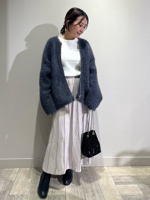 2点セット】ニットジャガードセットアップ/冬服（ニット/セーター  