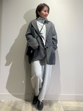 「アイテム（ジャケット/アウター）」を使った、遠藤　裕子さん（レディース・155cm・40代）の秋コーディネート