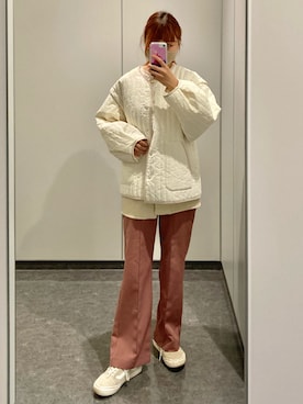 「ちょこび」｜「アイテム（ジャケット/アウター）」を使った、みーこさん（レディース・154cm）の秋コーディネート