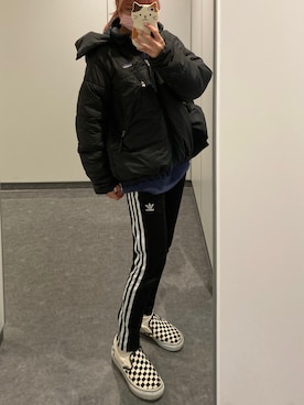 「patagonia」｜「アイテム（スリッポン）」を使った、みーこさん（レディース・154cm）の秋コーディネート