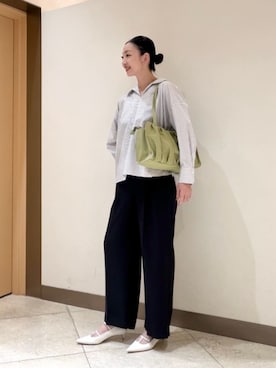 「ALICE MARTHA（アリスマシャ）のアイテム」を使った、寺尾　オデット エ オディール スタッフさん（レディース・167cm）の春コーディネート