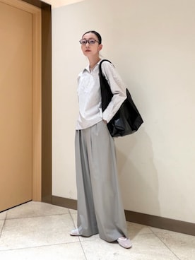 「ALICE MARTHA（アリスマシャ）のアイテム」を使った、寺尾　オデット エ オディール スタッフさん（レディース・167cm）の春コーディネート