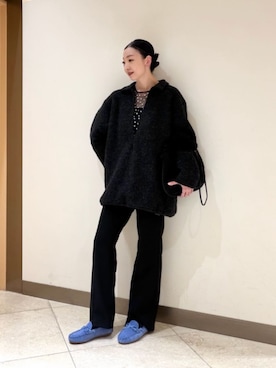 寺尾　オデット エ オディール スタッフさん（レディース・167cm）の冬コーディネート