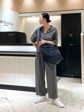 「ODETTE E ODILE（オデットエオディール）のアイテム」を使った、寺尾　オデット エ オディール スタッフさん（レディース・167cm）の夏コーディネート
