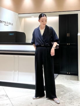 「アイテム（その他小物）」を使った、寺尾　オデット エ オディール スタッフさん（レディース・167cm）の秋コーディネート