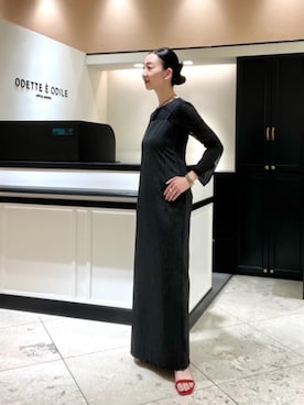 「ODETTE E ODILE（オデットエオディール）のアイテム」を使った、寺尾　オデット エ オディール スタッフさん（レディース・167cm）の春コーディネート