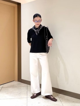 寺尾 オデット エ オディール スタッフさん(レディース・167cm)の秋コーディネート