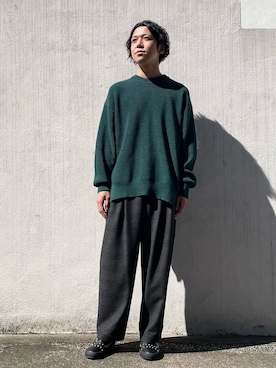 「CABANE de ZUCCa（カバンドズッカ）のアイテム」を使った、yamanobeさん（メンズ・174cm）の秋コーディネート