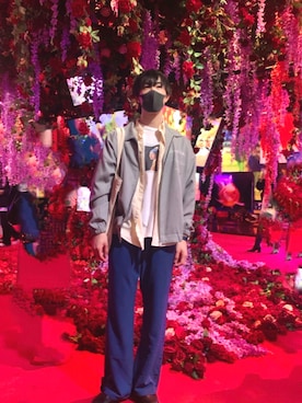 「蜷川実花展」｜syunyさん（メンズ・178cm）の秋コーディネート