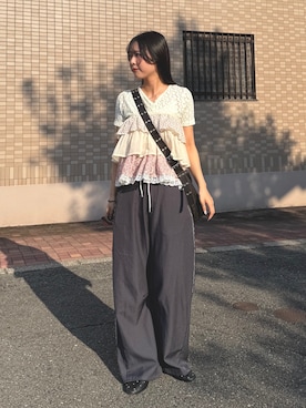MOMONAさん（骨格ウェーブ・レディース・158cm）の秋コーディネート