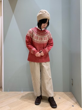 「SM2（エスエムツー）のアイテム（帽子）」を使った、ひぃ【157cm】さん（レディース・157cm）の冬コーディネート